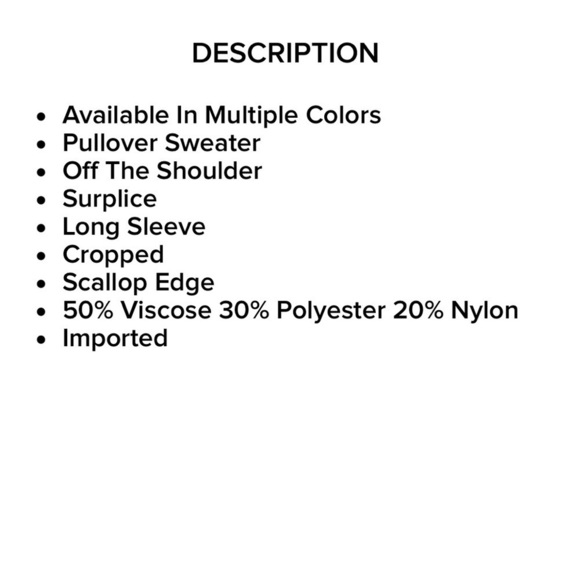 BIN#11 - FASHION NOVA Women’s XS White Cropped Sweater - Picture 13 of 13